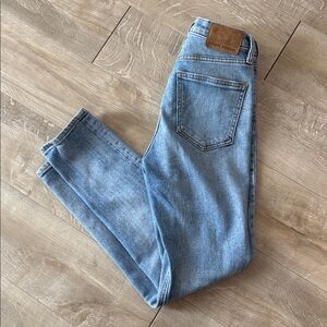 Denim Forum The Yoko High Rise Slim Size 24 Button Fly Light Wash